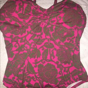 Ladies one piece swimsuit by Lands End size 16